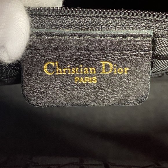 Christian Dior Handbag Cannage Enamel Red Women's - Picture 5 of 16